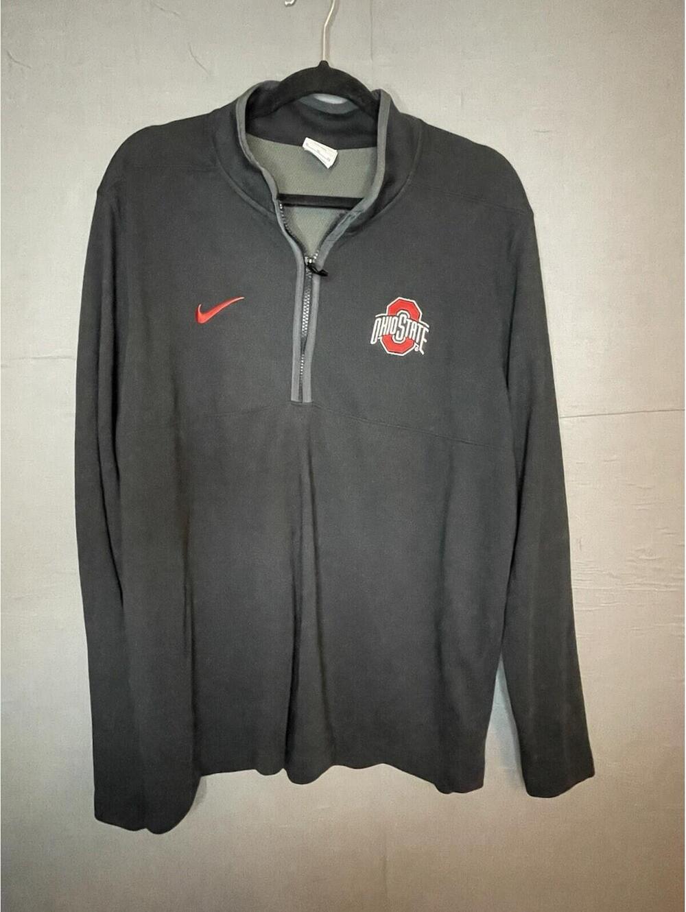 Nike Ohio State Buckeyes Dri-FIT 1/4 Zip Pullover - XL